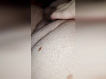 Midget Daddy Show His Ass, Jerk off and Cum on Belly
