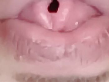 Fresh sexy mouth hole fuck solo 