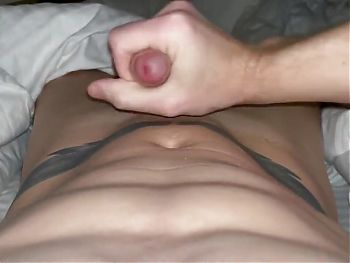 I Combined a Video of a Night Handjob and a Morning Cum on a Guys Ass