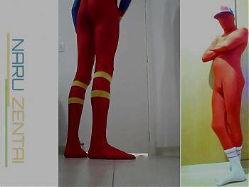 Have Fun in Superman Zentai Suit